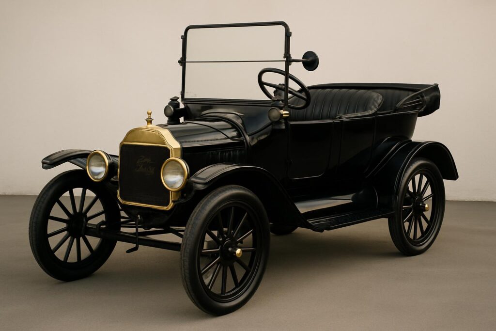 Automobile dei primi del Novecento, simbolo delle origini della mobilità moderna e della democratizzazione dell’automobile